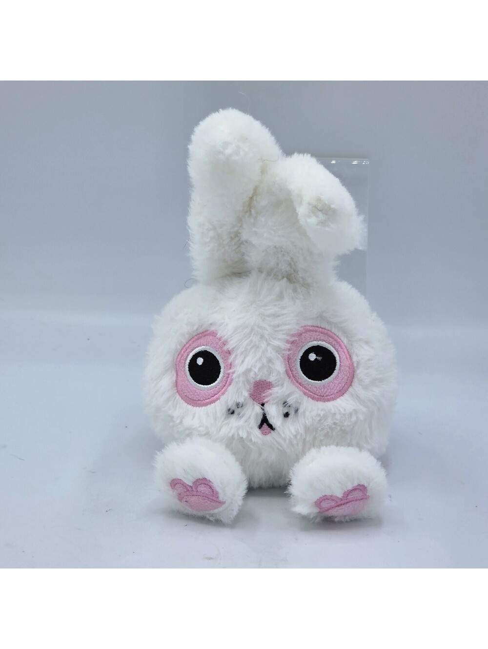 Imagimals HOPP Playful Bunny Rabbit Plush White Pink 5" Stuffed Animal